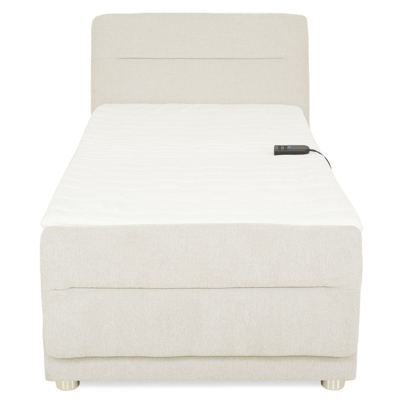 RAYONG Pat tapițat electric, saltea inclusă,100x200cm