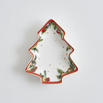 BELLS Platou servire, porțelan, L.19cm de la Mobexpert