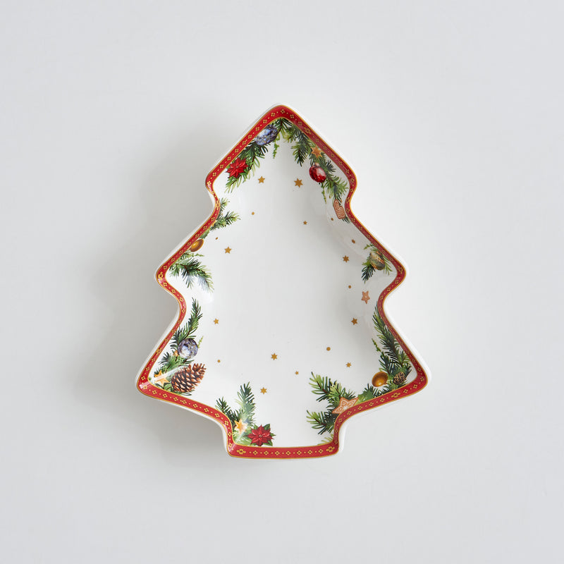 BELLS Platou servire, porțelan, L.19cm