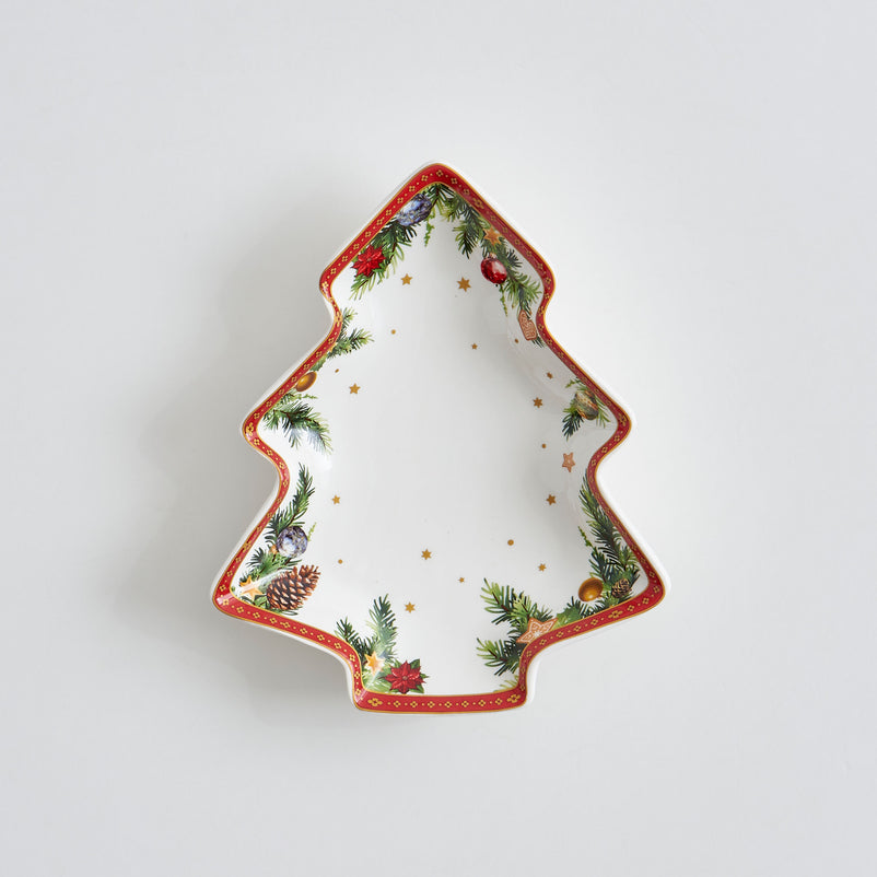 BELLS Platou servire, porțelan, L.19cm