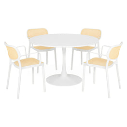 PLEZURO/ALIVIO Set mobilier terasă/grădină, 4 scaune și masă