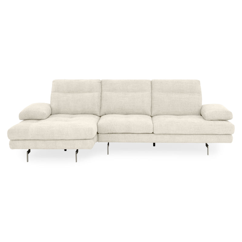 MISTERY Colțar șezlong stânga/dreapta cu mecanism manual spătar și brațe, stofă