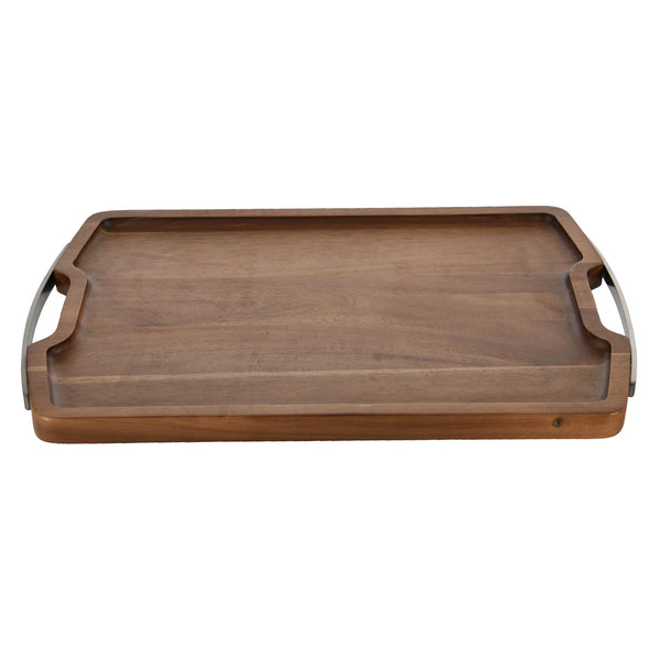 ELEGANT Tavă servire, lemn, L.53cm