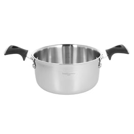 LUXURY STEEL Oală cu mânere, inox