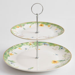 PRIMAVERA Platou supraetajat, porțelan, D.20/26cm
