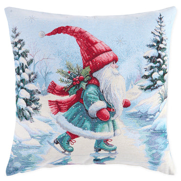 SKATING SANTA Pernă decorativă, 45x45cm