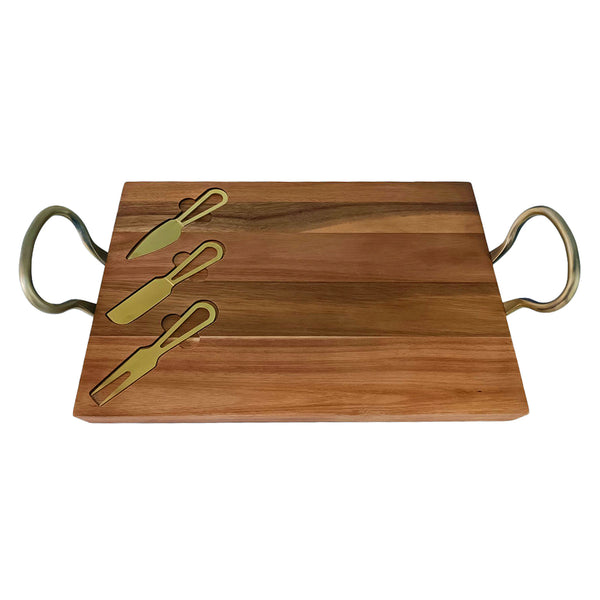 RUSTIC Set platou brânzeturi