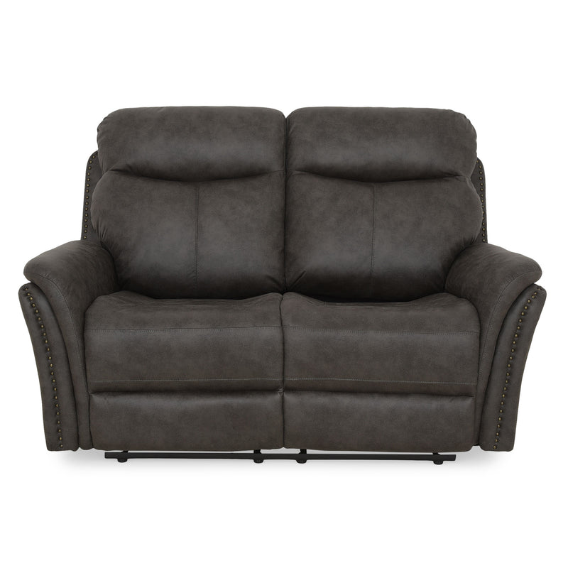 CROWSON Canapea 2 locuri, reclinere electrice, stofă