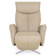 ADLER Fotoliu rotativ cu recliner electric, stofă