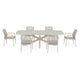 PERUGIA/SALERNO Set mobilier terasă/grădină, 6 scaune și masă