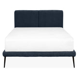 albastru / 160x200 / bone-14-negru