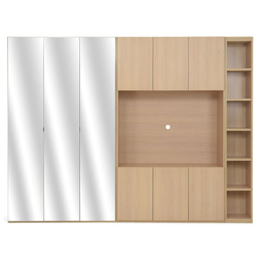 COMPACT Dressing 9 uși, spațiu TV