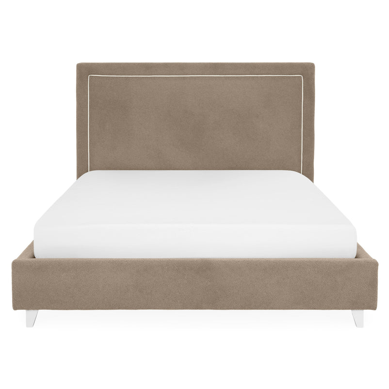 KOLLE Pat tapițat, 160x200cm, somieră și ladă depozitare incluse