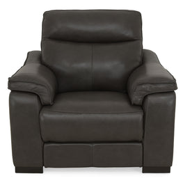 CONWAY Fotoliu cu recliner electric si mecanism tetieră electrică, piele