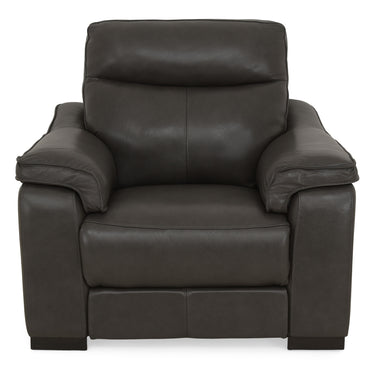 CONWAY Fotoliu cu recliner electric si mecanism tetieră electrică, piele