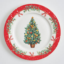 MAGIC CHRISTMAS Farfurie fel principal, porțelan, D.27cm