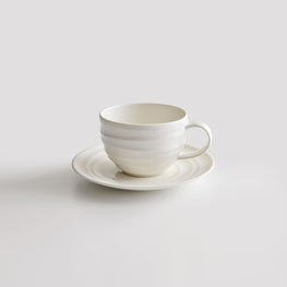 ECHO Ceașcă și farfurioară, porțelan, 280ml