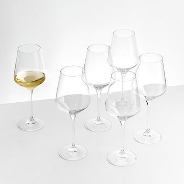 AVANT-GARDE Set 6 pahare vin alb, 390ml de la Mobexpert