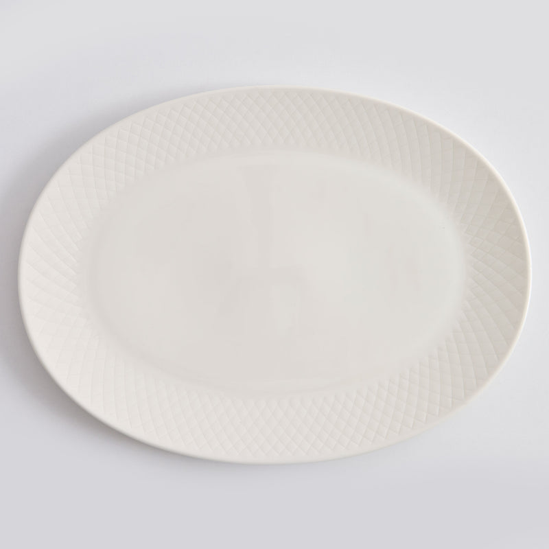 MEMORY Platou servire, porțelan, L.39cm