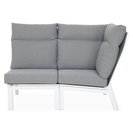 SALZBURG Set mobilier terasă/grădină, element colț și element central