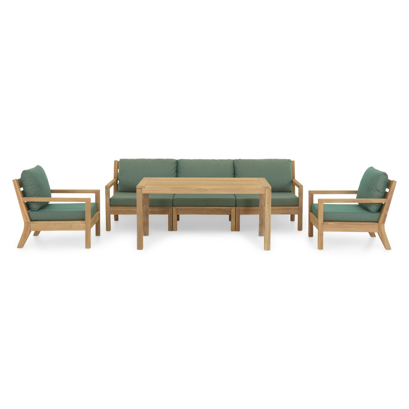 FRAME Set mobilier terasă/grădină, fotoliu, fotoliu 1 braț, element central și masă