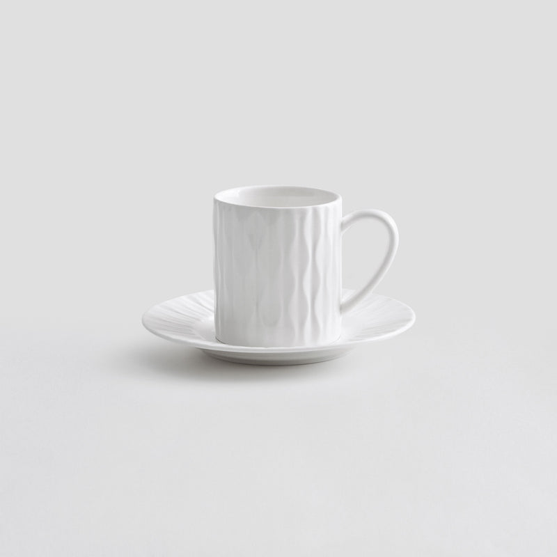 PATIA Ceașcă și farfurioară, porțelan, 180ml