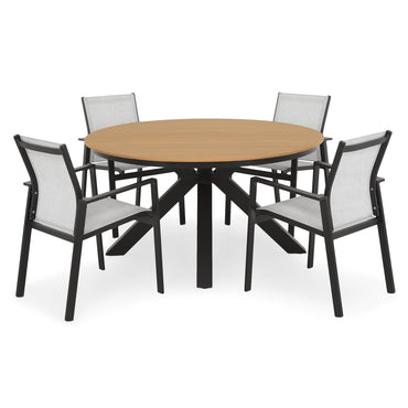 BAHIA/BARIA Set mobilier terasă/grădină, 4 scaune și masă