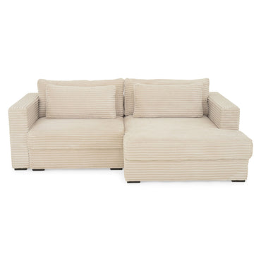 ERDING Colțar extensibil, șezlong stânga/dreapta, ladă depozitare inclusă, stofă