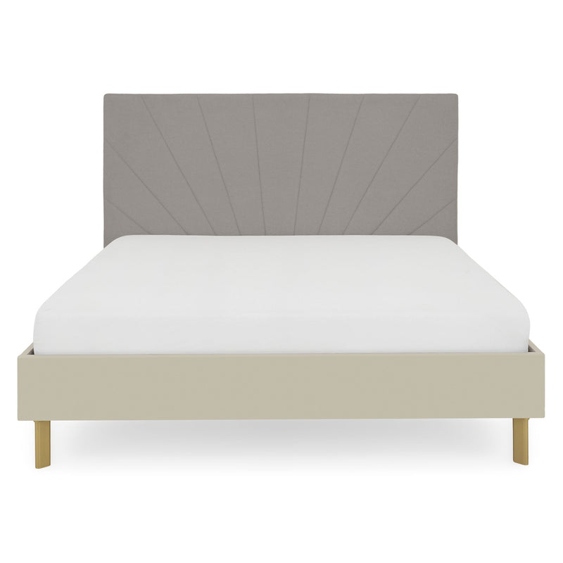 RING Pat cu tăblie tapițată 160x200cm, somieră inclusă