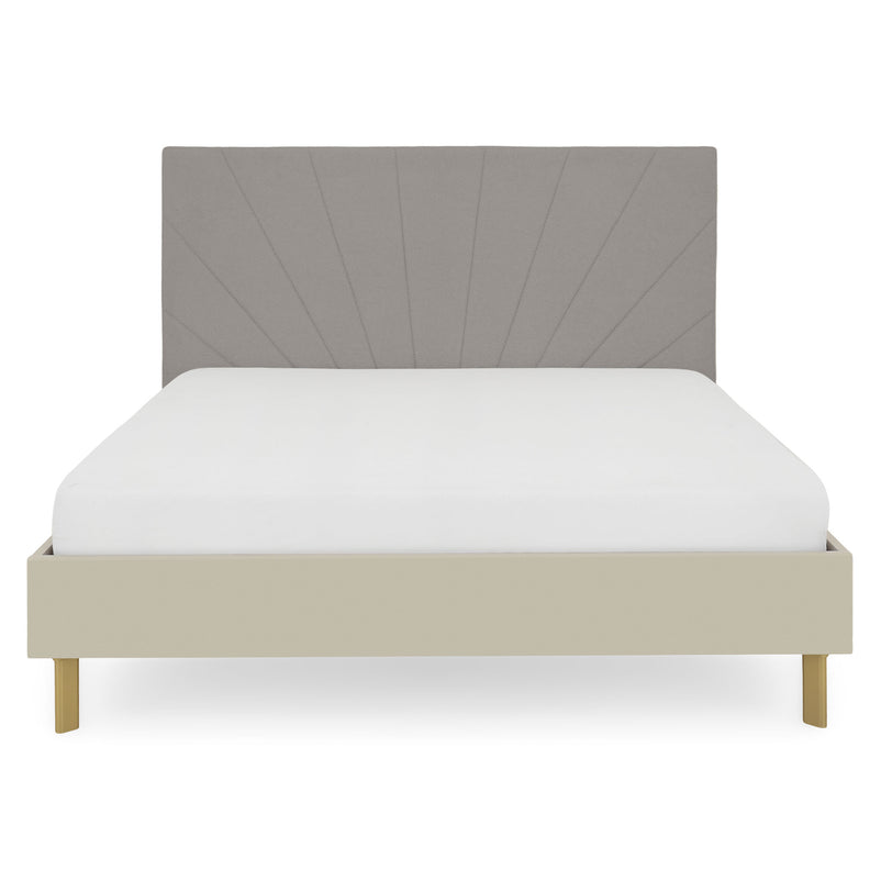 RING Pat cu tăblie tapițată 160x200cm, somieră inclusă