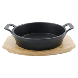WOOD Tavă cuptor, fontă, D.15cm