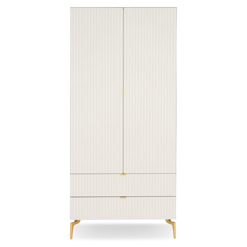 WAVE Dulap copii, 2 uși, 2 sertare