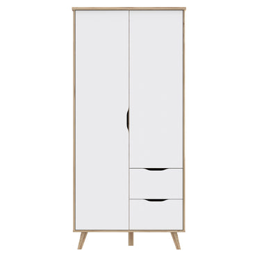 RIGA Dulap 2 uși, 2 sertare