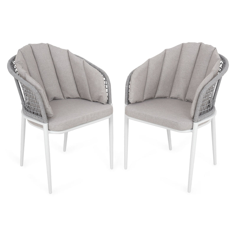VOLOS Set mobilier terasă/grădină, 2 scaune