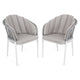 VOLOS Set mobilier terasă/grădină, 2 scaune