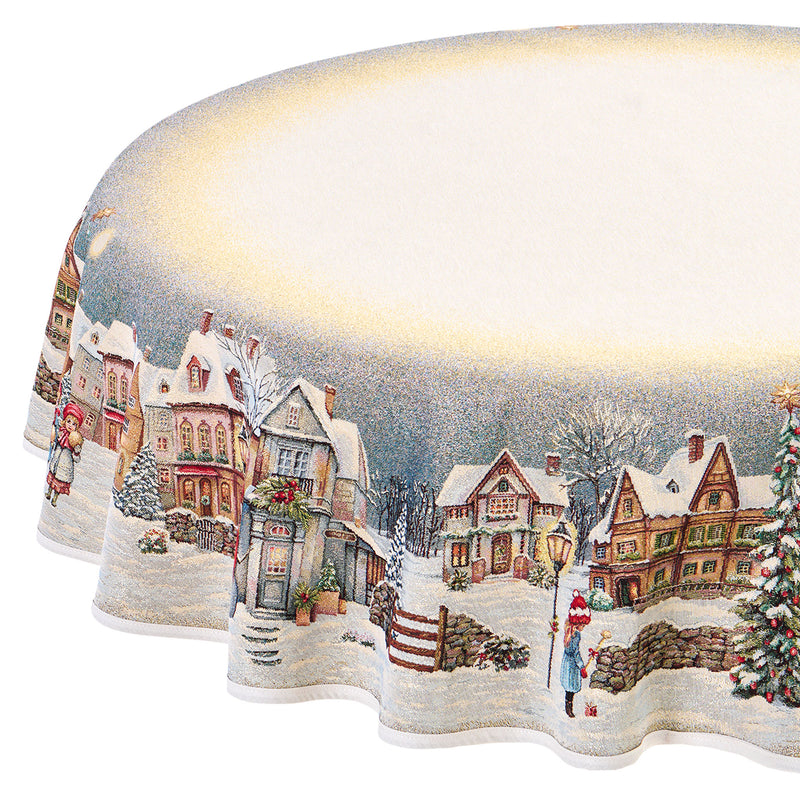 CHRISTMAS VIEW Față de masă, D.165cm