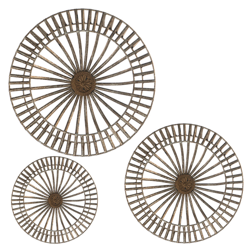 MEDALLION Set 3 decorațiuni perete