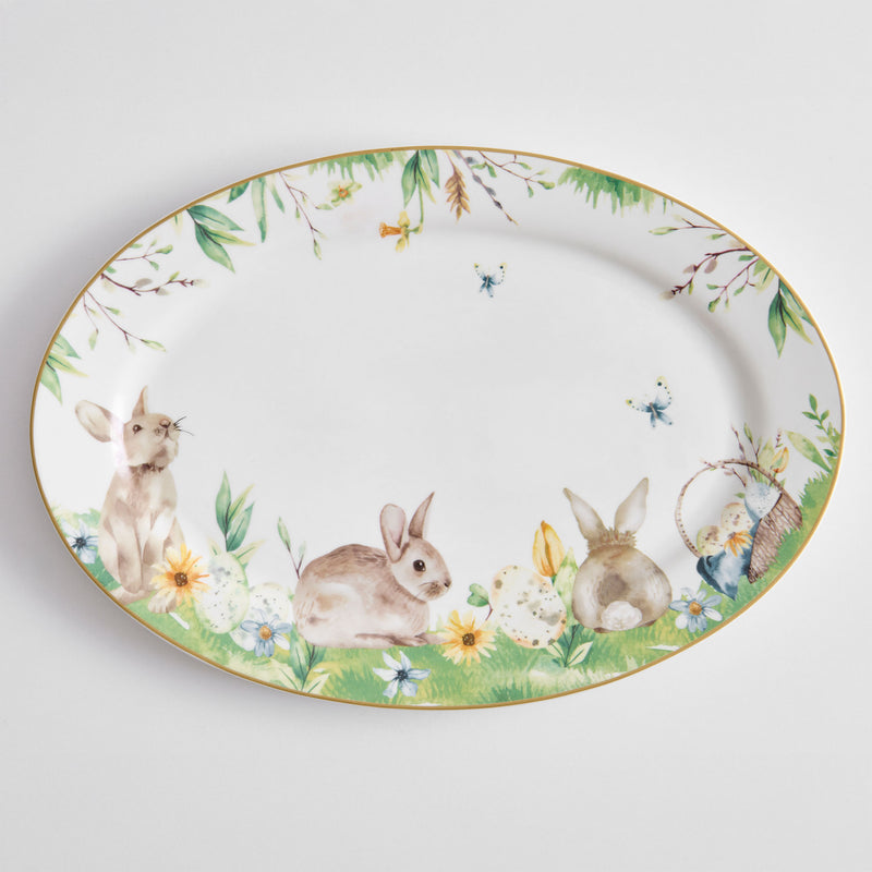 PRIMAVERA Platou servire, porțelan, L.40cm