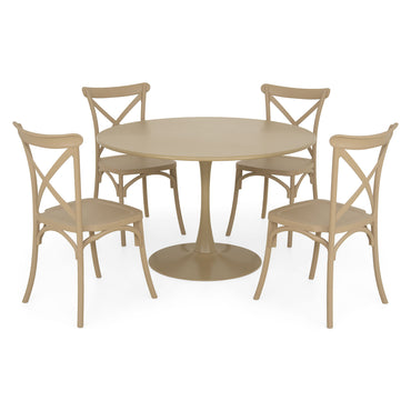 PLEZURO/SUCCOR Set mobilier terasă/grădină, 4 scaune și masă