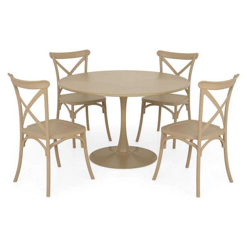 PLEZURO/SUCCOR Set mobilier terasă/grădină, 4 scaune și masă
