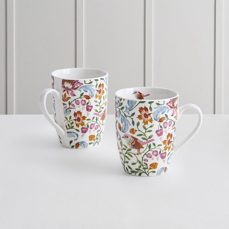 BOTANICAL Set 2 căni, porțelan, 360ml