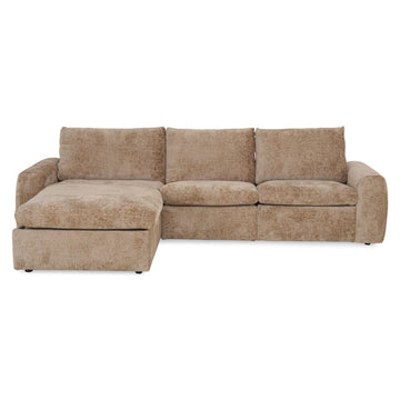 NEW JERSEY Colțar cu șezlong electric stânga/dreapta, 1 recliner electric, mecanism tetieră, USB, stofă de la Mobexpert