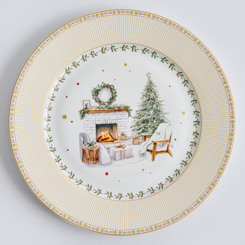 CHALET Farfurie fel principal, porțelan, D.27cm