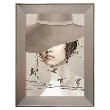 BEIGE HAT Tablou