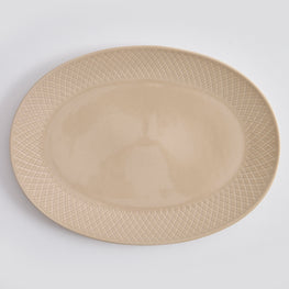 MEMORY Platou servire, porțelan, L.39cm