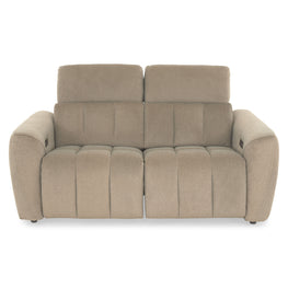 WISNER Canapea 2 locuri, 2 reclinere electrice, mecanism electric tetiere, stofă