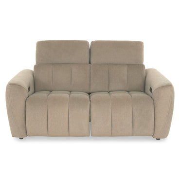 WISNER Canapea 2 locuri, 2 reclinere electrice, mecanism electric tetiere, stofă