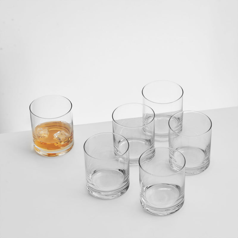 BALANCE Set 6 pahare whisky, sticlă, 250ml