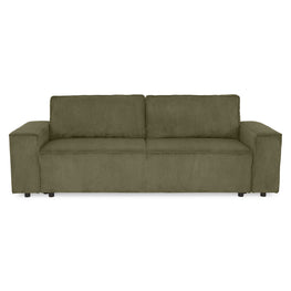 AINE Canapea extensibilă, 3 locuri, ladă depozitare, stofă