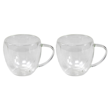 BARISTA Set 2 căni, sticlă, 200ml